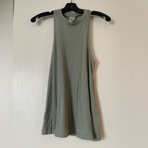 Free People Sage Mock Tank